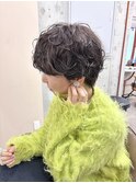マッシュショートパーマ/ショートパーマ/パーマショート