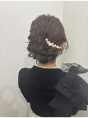 ミディアムヘアアレンジ