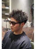 ピンパーマスパイキーショート