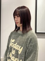 フェイバリットガーデン(favorite garden)&nbsp;姫カット×ワインレッドカラー