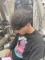 リプレイ 草津店(RIPLAY)&nbsp;ベリーショート/ダークアッシュ/ニュアンスパーマ/韓国マッシュ