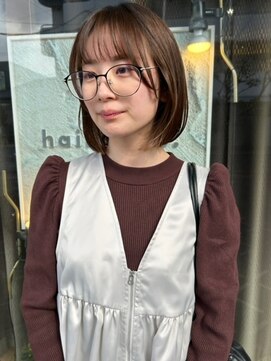 ヘアー ラボ(hair labo) 【hair labo.】ナチュラルボブ