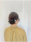 シニヨンアレンジ