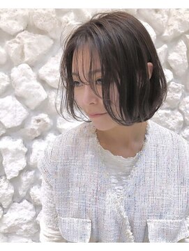 モアナ バイ ヘッドライト うるま店(Moana by HEADLIGHT) Moana【うるま】#前髪あり#ボブ#ミニボブ#ブラウンカラー