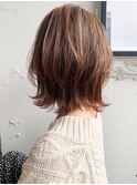 イメチェン結べるボブサイドバング斜めバング艶感#233f0413