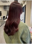 ブリーチなしレッド