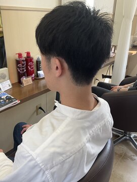 コアフィールフィス(COIFFURE fils) 【見附 今町】似合わせツーブロック 黒髪 爽やか