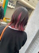 ナンバー ジルバ 立川(N° jillva)&nbsp;髪質改善/縮毛矯正/酸性ストレート/インナーカラー/韓国/ピンク