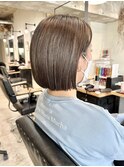 大人ショート黒髪マッシュショートハンサムショート前髪長め