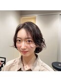 ナチュラルショートパーマ