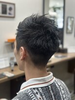 ルシード スタイル リコット(Lucido Style Ricotto)&nbsp;スパイキーショートパーマベリーショート短髪刈り上げ富士吉田