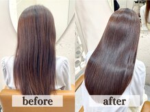 【髪質改善】微還元トリートメント（プレミアムカラー、トリートメントメニューに＋6600円で施術可能）