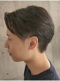 メンズストレート/フェザーショート