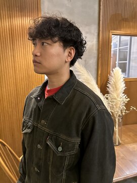 テテコケット(tete coquette) メンズマッシュ × くるくるパーマ ×プードルパーマ