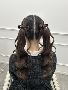 ぷるんとツイン×ひもりぼんでちょっぴり大人に♪ ＊ひな＊