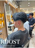 MEN’S HAIR/波巻ツイストスパイラル/フェザーパーマ/原宿