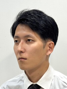 ヨシザワインク プレミアム 築地店(YOSHIZAWA Inc. PREMIUM) ツーブロックビジネスショート/爽やか七三ショート