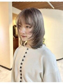 アペロ 柏(Apero) レイヤーカット/ブリーチ/ボブ/ミルクティーベージュ/柏美容室