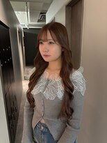ポノ(po_no) ミルクティーブラウンブリーチ無しダブルカラー