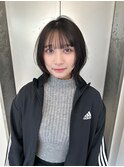 レイヤーボブ/くびれヘア/前髪/イメチェン