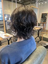 ムード マグ レーベル 南松本(MOOD Mag Label)&nbsp;20代30代◎小顔ウルフカットパーマ×透明感カラー