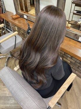 シュリット(schritt) ダークアッシュカラー透明感グレージュカラー渋谷表参道エジリ