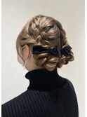 お出かけ前ヘアセットヘアアレンジ川越本川越