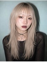 ノラ ヘアーサロン(NORA HAIR SALON)&nbsp;ギャルっぽくならないブロンドハッシュカット