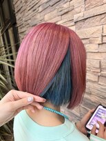 ヘアドゥーポジャ 藤岡店(hair Do poja) pink&blue