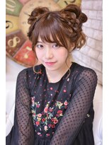 メイズ(MAZE) 編みこみ+ツインおだんごアレンジ【メイズ東中野・鍛原志行】