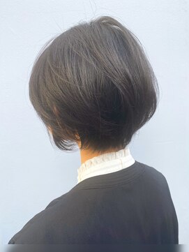 グラッシー センター北店(GLASSI) 小顔シルエットショートボブ ◎オリーブカラー[センター北]