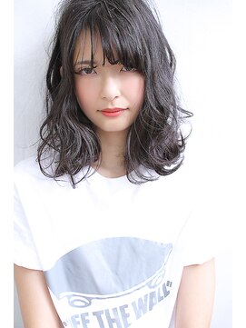 ブラン 広島本通(Blanc) 【Blanc/広島】ダークグレージュ×ミディアムボブ