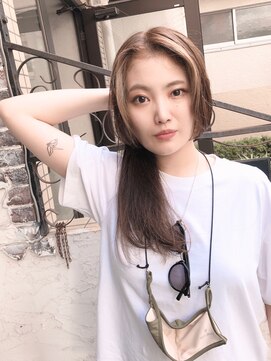 ナナカバイミーツハンド(nana.ca by meetsHAND) フェイスフレーミング × 姫サイドボブ