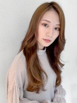 オーブ ヘアー ラパン 札幌平岸店(AUBE HAIR lapin) 20代・30代_顔回りレイヤーロング