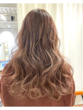 ラボヌールヘアー シェリ 久喜店(La Bonheur hair cheri) 【cheri清水】ハイライトショコラベージュ【久喜美容室】