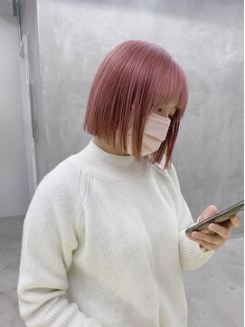 スー 渋谷(suu) 【SUN】ピンクカラー/ケアブリーチ/オラプレックス