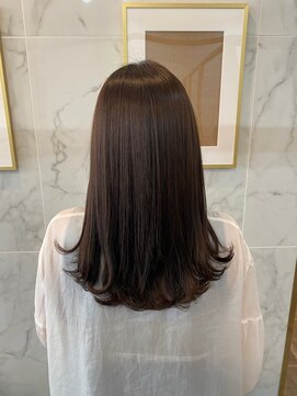 ジーナ セントラル銀座(Zina) ツヤ感カラー＊ナチュラルブラウン【ZinaCENTRAL】