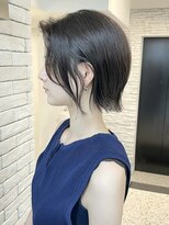 ヘアメイク シンズ レインボー(Hair Make SHIN'S RAINBOW)&nbsp;ショートボブ/大人巻き/ぷつっとボブ/ナチュラルモード/高松