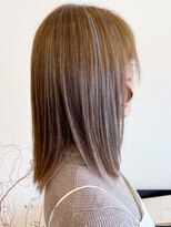 レポヘアー(Repos hair)&nbsp;20代30代大人可愛いグラデーションカラー立体感アッシュベージュ