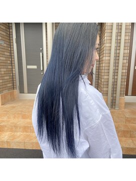 ボアップ(boappu) #グラデーション#ブルーカラー#ブルーグラデーション