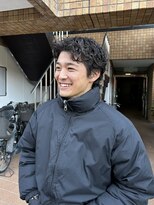 蜃気楼&nbsp;（（（蜃気楼）））男らしいくるくるパーマ