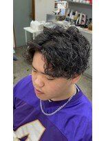 ヘアフォーラム センターパートスパイラルパーマ