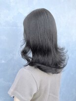 アース 天満橋店(HAIR & MAKE EARTH) 10代20代30代大人かわいい暗髪艶感ヨシンモリくびれミディアム