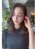 ヘアーズ ベリー 北巽店(hairs BERRY) ★BERRYセミディカールナチュラルレイヤーダークアッシュうる艶