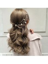 ヘアメイクサロン シャルメ(Hair Make Salon CHARMER) イベントやお出かけに！！モテフワなハーフアップ♪