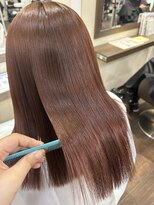 ヘアーアンドメイク ビス(HAIR&MAKE bis)&nbsp;艶髪！ブリーチなしダブルカラーでピンクブラウン【kotomi】