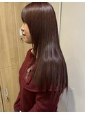 透明感髪質改善ベージュダブルカラーミルクティーグレージュ