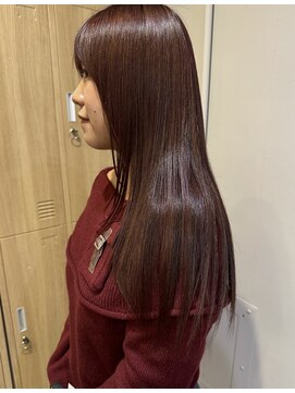 ローレンジウ(LOREN JU) 透明感髪質改善ベージュダブルカラーミルクティーグレージュ