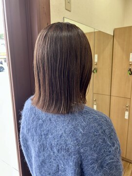 ココカラヘアー ニコ(cococara hair nico) 外はねボブ/タッセルボブ/アッシュグレー