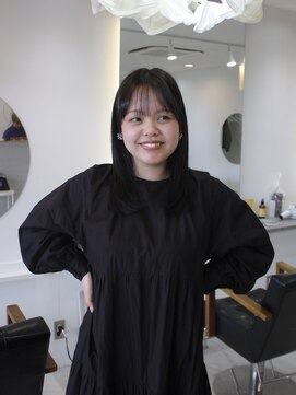 エンリッチヘア(enrich hair) 20代大人な暗髪透明感カラースタイル